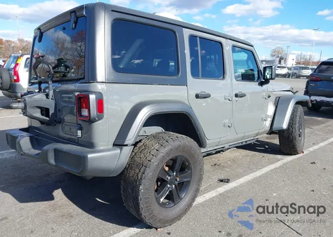 2021 Jeep Wrangler Unlimited Sport Altitude 4X4 z USA, uszkodzony, nr VIN 1C4HJXDN4MW576983